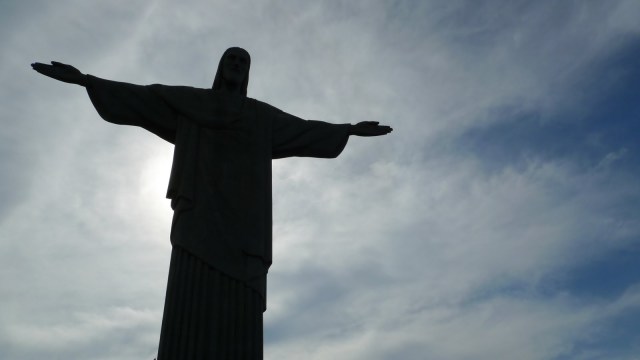 Jesus with outstretched arms