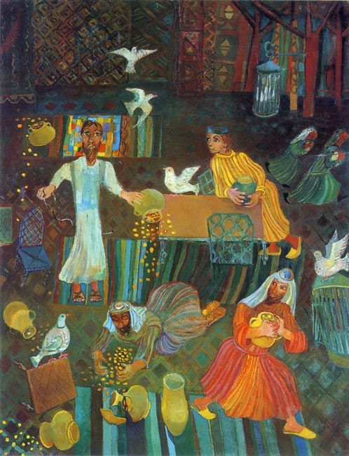 jesus and the moneychangers