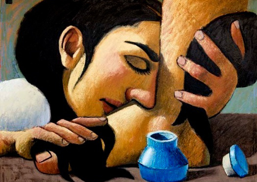 mary anointing jesus feet