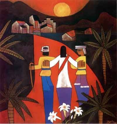 Road to Emmaus by He Qi