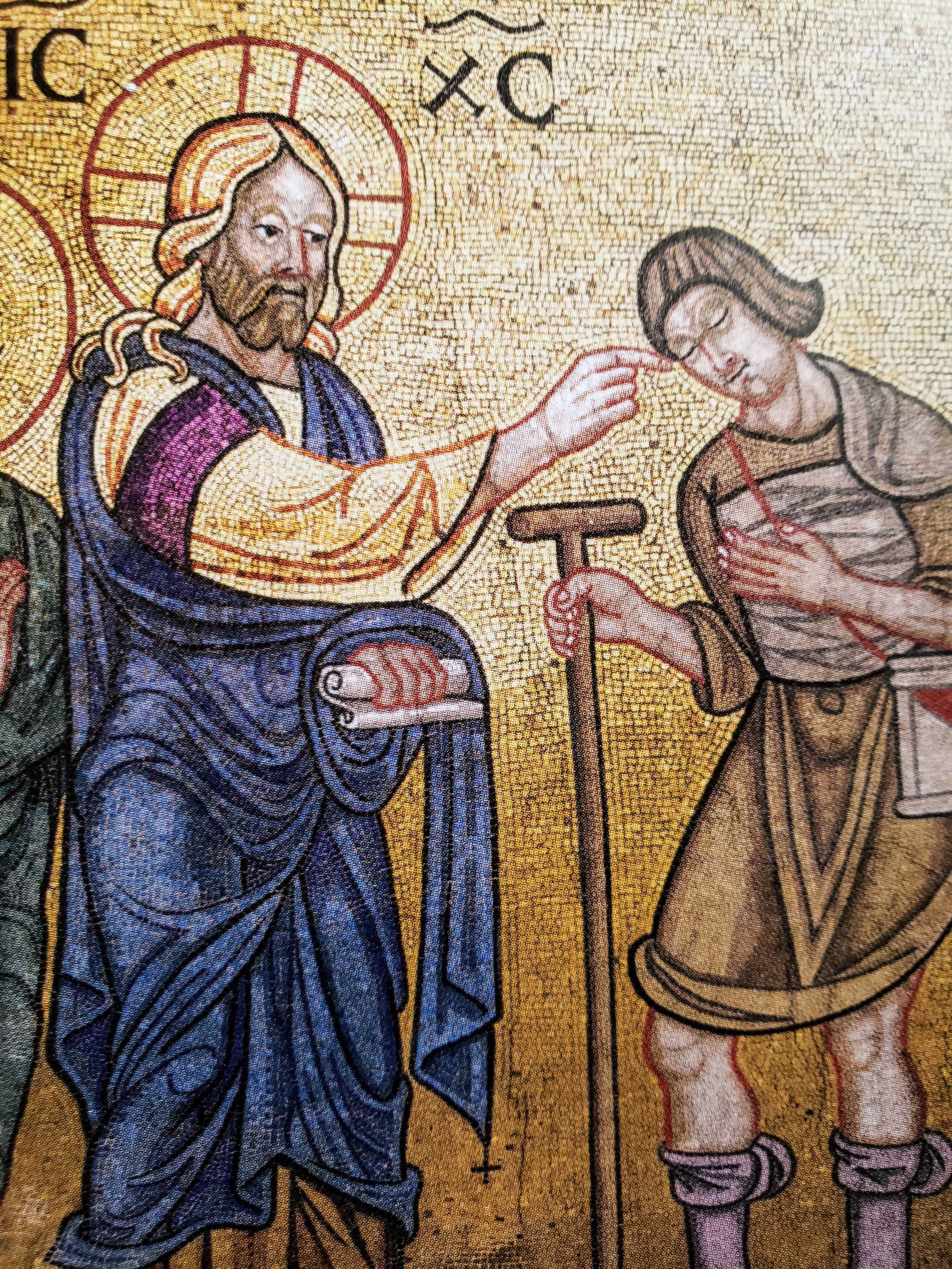 Jesus healing - 13th century