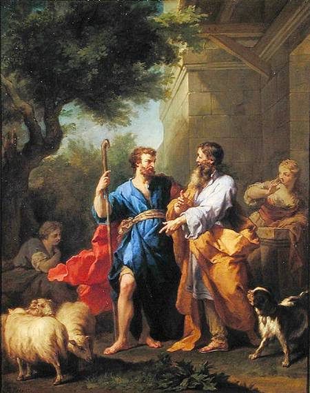 Jacob and Laban by Jean Restout